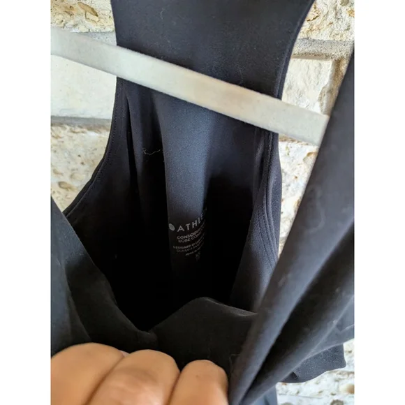 Women's Athleta Black XS Conscious Mini Dress - Picture 2 of 5